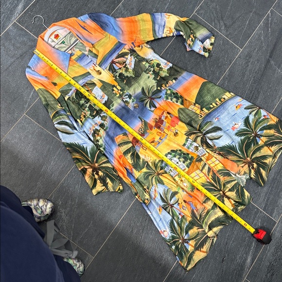 FARM Rio Multicolor Tropical Long Sleeve Dress - Picture 7 of 9